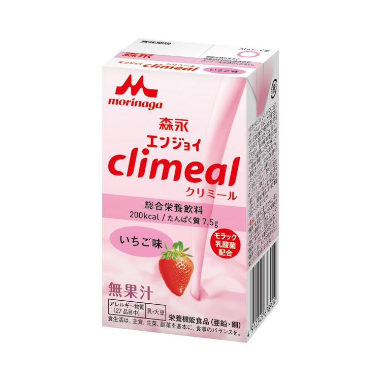 介護食 水分補給 エンジョイクリミール いちご味 125mL 0650481 森永乳業クリニコ 介護用品 | 森永乳業
