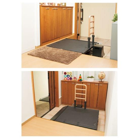 (代引き不可) リーチ ロングタイプ MREALTL モルテン (車いす用段差解消機 据え置き型コンパクトリフト 車いす用昇降機） 3段階