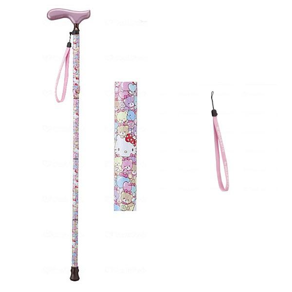 杖 ステッキ キャラクター杖 女性 おしゃれ かわいい 柄杖 愛杖キャラクターシリーズ ハローキティ ケイ ホスピア 介護用品 介護用品店まごころショップmobile 通販 Yahoo ショッピング