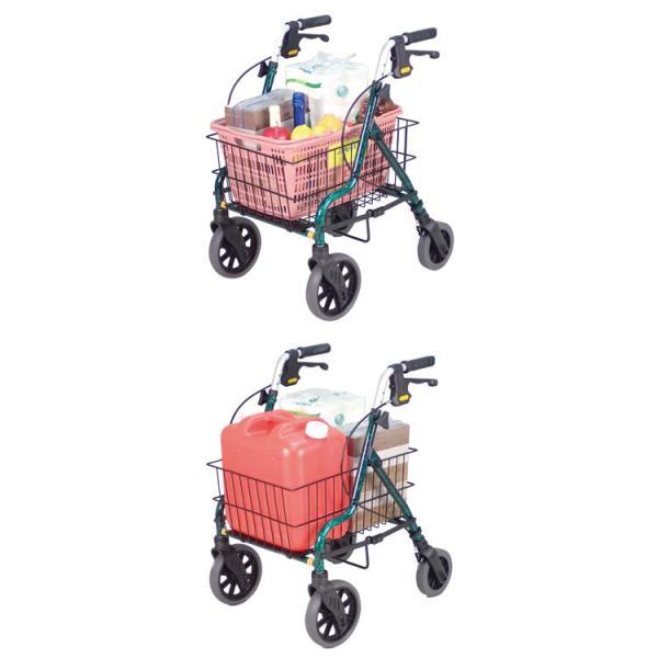 (代引き不可) シルバーカー おしゃれ イーストアイ セーフティーアーム ロレータキャリー RSC (ハンドルブレーキタイプ 歩行器 歩行補助) 介護用品 | イーストアイ | 02