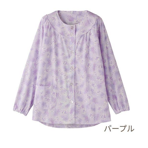 介護用パジャマ 婦人 やさしさパジャマ 上衣 大きめボタン ケアファッション 介護パジャマ 介護服 病院着 病衣 寝巻き 高齢者 女性 介護ねまき 介護用品 | ケアファッション・アクティブ | 03