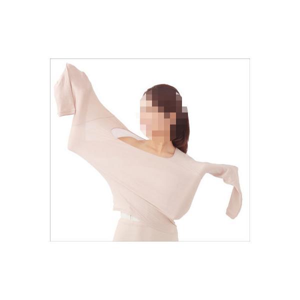 ふんわり着脱なめらかインナー 8分袖 婦人用 83400112 ラック産業 (介護 肌着 女性用) 介護用品 |  | 02