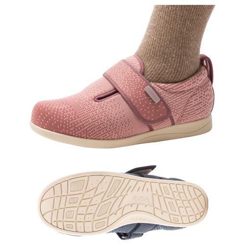 片足販売 介護靴 おしゃれ 室内 室外 シューズ スリッパ リハビリ 徳武産業 ダブルマジックIIIニット 7048 7E 片足販売 屋外用 婦人靴 |  | 02