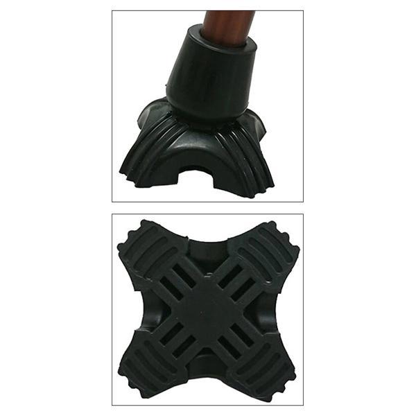 替えゴム4点DXミニ 16mm用:WB5155　19mm用:WB5156 ブラック フジホーム (介護 杖先 ゴム ステッキ) 介護用品 | フジホーム | 01