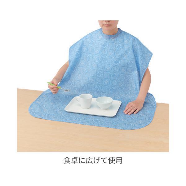 食事用エプロン 撥水 おしゃれ ウィズエール 食事用エプロン レギュラータイプ 川本産業 介護用品 | 川本産業 | 02