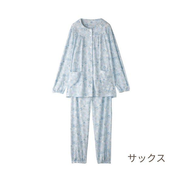 介護用パジャマ 婦人 ワンタッチパジャマ 婦人 ケアファッション 介護パジャマ 介護服 病院着 パジャマ 介護 病衣 寝巻き 高齢者 女性 介護ねまき 介護用品 | ケアファッション・アクティブ | 05