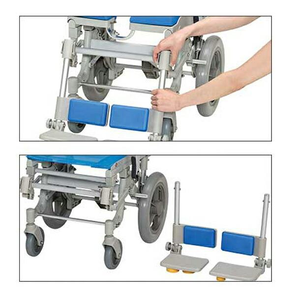 【引き取り限定】ウチエ シャワーキャリー お風呂 入浴用車椅子 ウチエ シャワーラクV シャワーキャリー・入浴用車椅子 | 快適空間