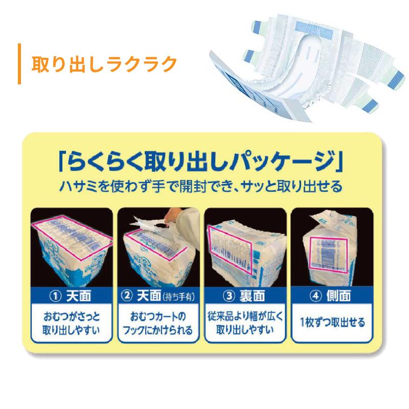 大人用紙おむつ テープ ライフリー のびーるフィットテープ止め M ユニ・チャーム オムツ 紙おむつ大人用 介護オムツ 介護用品 | unicharm | 07