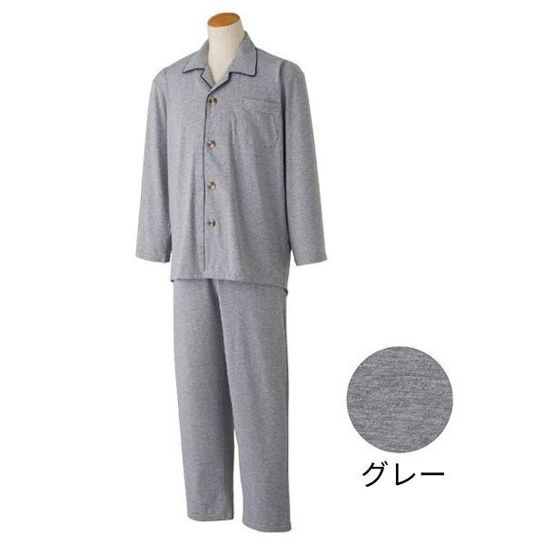介護用パジャマ 紳士 大きめボタンのびのびストレッチパジャマ ケアファッション 介護パジャマ 介護服 病院着 介護 病衣 寝巻き 高齢者 男性 介護用品 | ケアファッション・アクティブ | 03
