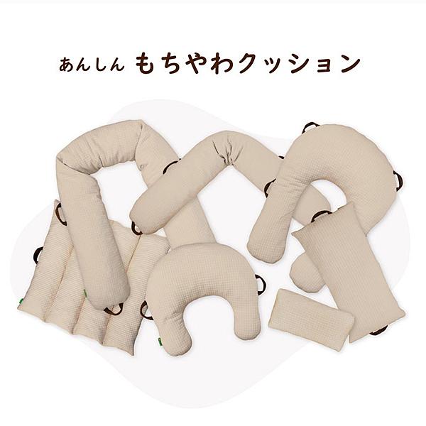 muatsu 体位変換クッション ブラウン/ベージュ 洗えるフィット三角柱クッション2（70cm） 日本製 ｜ 体位