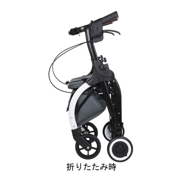 シルバーカー 歩行車 ジスタワイド WAW36-GY 幸和製作所 介護 歩行補助 手押し車 折りたたみ ショッピング 介護用品 | Tacaof | 01