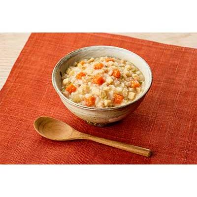 介護食 レトルト やわらか食 まんぷく日和 鶏五目釜めし 100g アサヒグループ食品 ムース食 ミキサー食 歯ぐきでつぶせる 区分2 介護食品 おかず | アサヒグループ食品 | 01