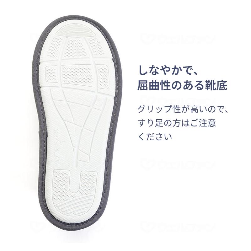 介護シューズ 病院 室内履き あゆみ 徳武産業 早快マジック II オープン 2505 3E相当 介護靴 マジックテープ つま先なし |  | 07