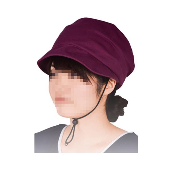 【訳アリ品につき特価】おでかけヘッドガード ニットブリムタイプ KM-1000F　S ワイン キヨタ (プロテクター 頭 部 保護 帽子) 介護用品 (代引き不可) | キヨタ（介護用品） | 03