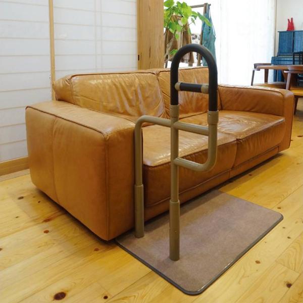 (代引き不可) U-ケア / シコク (立ち上がり手すり 立ち上がり補助手すり おきあがり 室内 転倒防止 ベッド 手すり) 介護用品 |  | 01