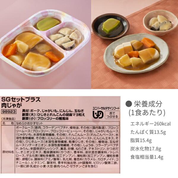 介護食（代引き不可）冷凍おかず SGセットプラス 4種類×1袋 日東ベスト