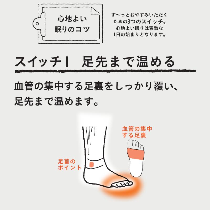 靴下サプリ まるでこたつ おやすみスイッチ レッグウォーマー 1足 22