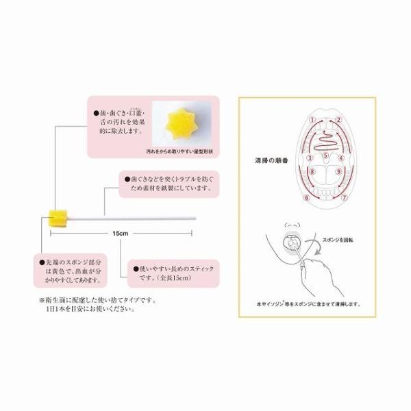 ハミングッド250本入り　口腔ケアスポンジブラシ　MHG250(介護用品　紙軸　紙製スティック　口腔清拭) 介護用品