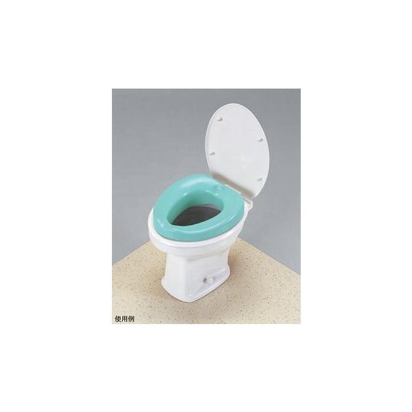 アロン化成 安寿 ソフト補高便座 535-255 補高5cm (補高便座 補助便座 クッション 椅子 介護 トイレ 補助) 介護用品の画像