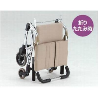 ◆軽量コンパクト折り畳み携帯車いす　ＭＶ-2　松永製作所◆エンジ 代引き不可) 松永製作所 介助用 コンパクト車いす MV-2 (車椅子