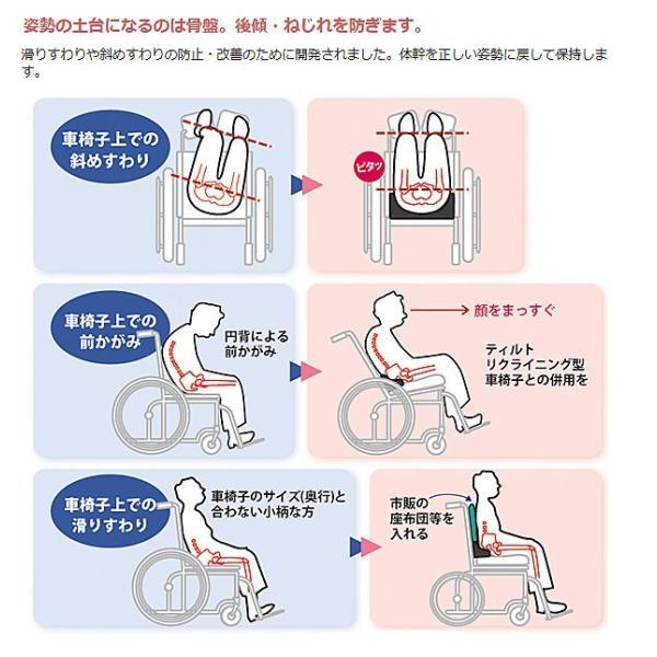 FCフィット 背用 アイソネックス 介護用品 姿勢保持 車椅子クッション アイ・ソネックス FC-フィット 腰用 (車いす クッション 姿勢保持