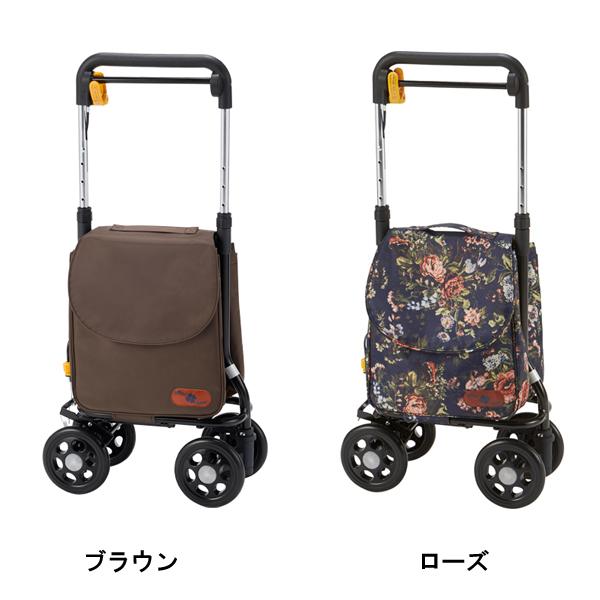 シルバーカー おしゃれ 散歩 シニア サポキャリー RS-200 右手専用 マキテック カート 軽量 コンパクト 買い物 ショッピングカー 老人車 介護 介護用品 | マキテック | 01