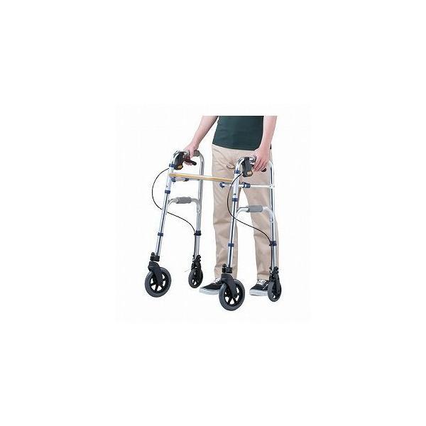 イーストアイ セーフティーアーム Ｖタイプウォーカー ミニタイプ SAVS (ハンドルブレーキタイプ 歩行器) 介護用品_2