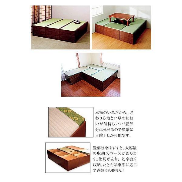 代引き不可) 畳ユニットボックス ハイタイプ STBYH-90 幅90cm (幅90