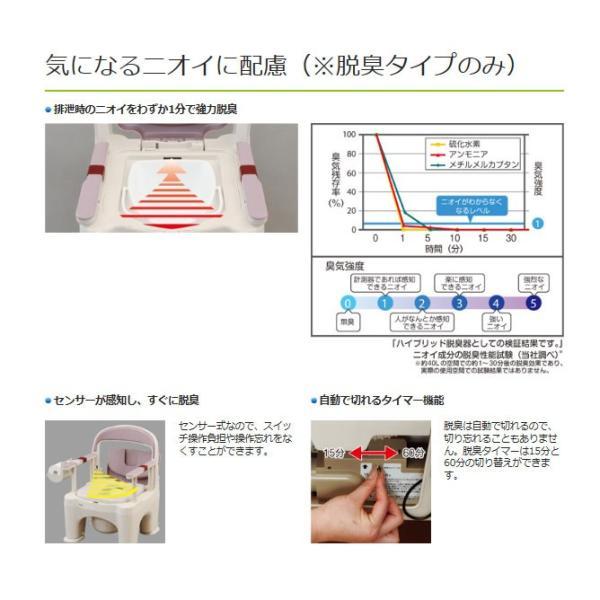 Panasonic（パナソニック） 樹脂製ポータブルトイレ座楽 ラフィーネ