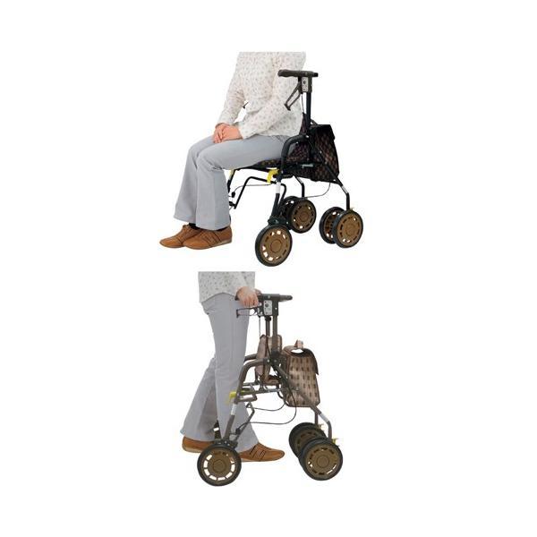 シルバーカー コンパクト おしゃれ シンフォニーEVO 島製作所（歩行車