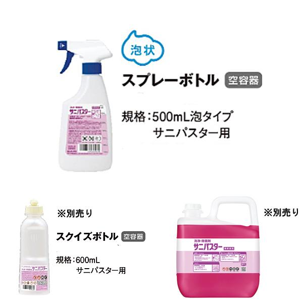 SARAYA 空き容器 スプレーボトル 53043 500mL 詰替用 泡タイプ