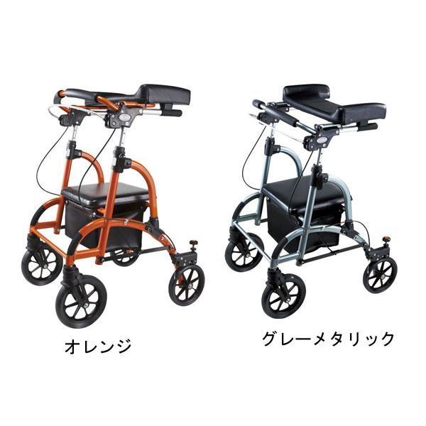 歩行補助車 friend WF-1 オレンジ 代引き不可) 歩行車 friend（フレンド）WF-1 ウェルパートナーズ (歩行