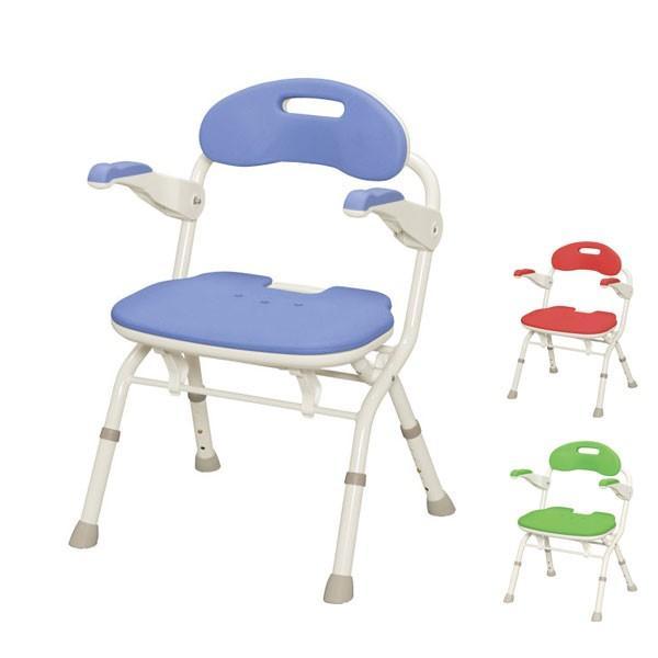 アロン化成 介護用風呂椅子 代引き不可 安寿 折りたたみシャワーベンチ