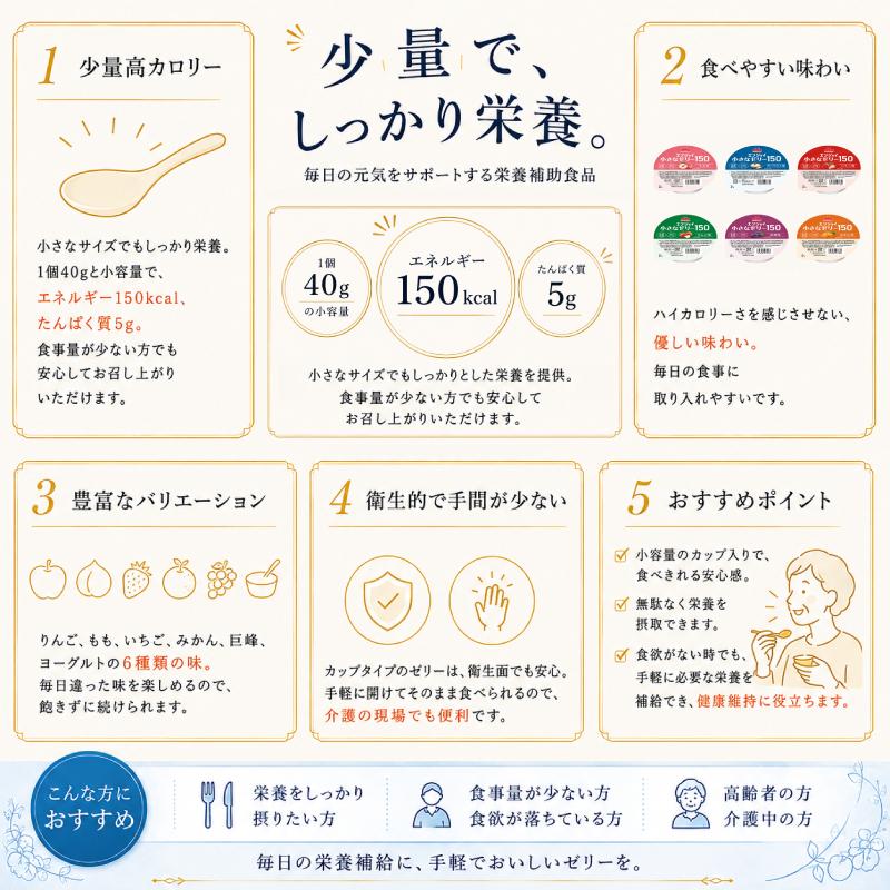 森永乳業 介護食 デザート 6種×4個セット 高カロリー エンジョイ小さな