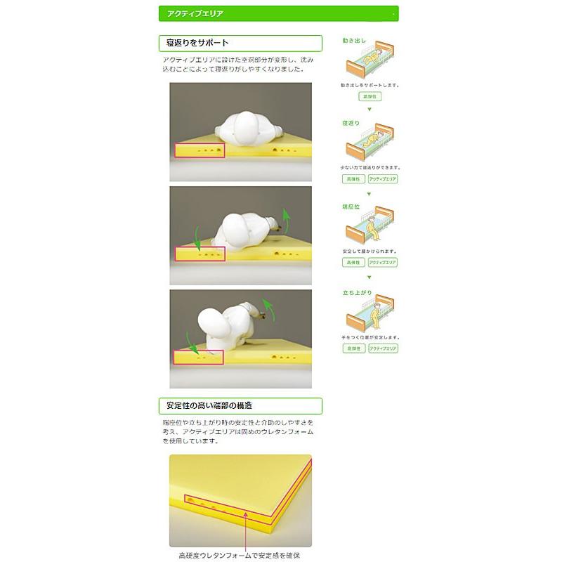 マットレス 床ずれ (代引き不可) アルファプラすくっとRe 通気カバー