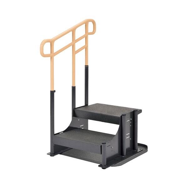 (受注生産品) (代引き不可) モルテン ルーツ アウトドア段差タイプ ステップ台2段 MNTPOKS2R 片手すり 左:MNTPOKS2L 右:MNTPOKS2R (時間帯指定不可) 介護用品 | molten