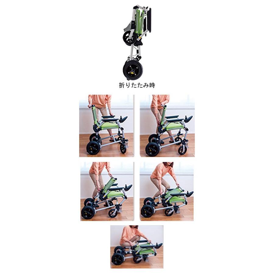 値下げ】ラスレル 折りたたみ式電動車椅子 捜査レバー右