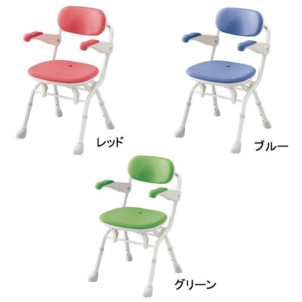 アロン化成 シャワーチェア 介護用風呂椅子 安寿 楽らく開閉シャワー