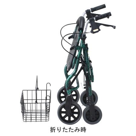 シルバーカー おしゃれ セーフティーアーム ロレータ RSA-R RSA-G イーストアイ (介護 歩行補助器 歩行器 歩行車 折たたみ) 介護用品|ekaigoshop|02