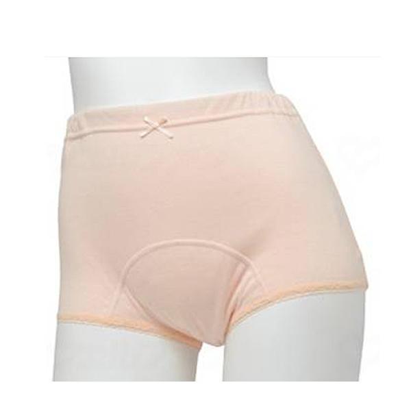 一分丈ショーツ50 婦人用 ピーチベージュ H4885C　H4886C　H4887C 川本産業 (女性用失禁 婦人用 パンツ ショーツ 介護) 介護用品 | ニシキ | 01