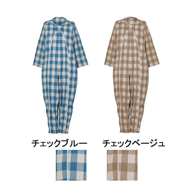 フドーねまきA 厚手 107082 竹虎 ヒューマンケア事業部 (介護用寝巻き つなぎ服 パジャマ) 介護用品_2