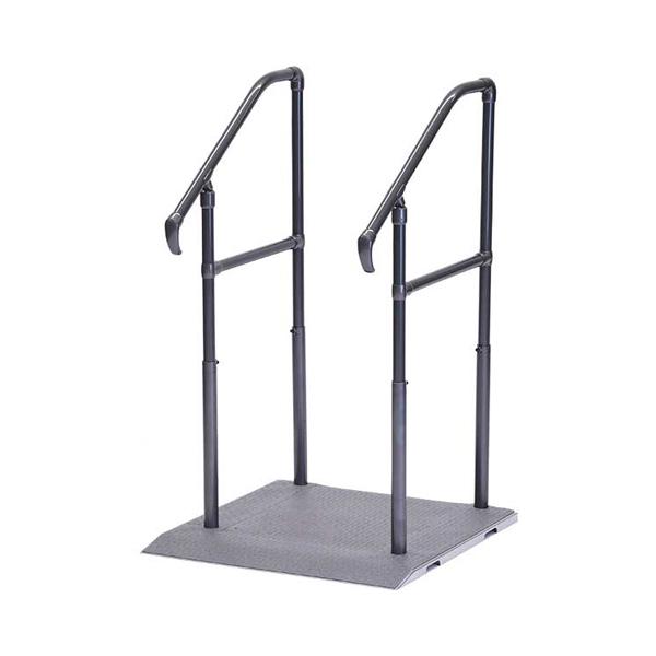 たちあっぷ540 両手すり CKH-03 MGR メタリックグレー 矢崎化工 (手すり 玄関 昇降 転倒防止 屋外 室内 転倒防止) 介護用品 | 