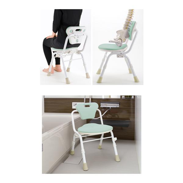 リッチェル シャワーチェア 介護用風呂椅子 やわらかシャワー