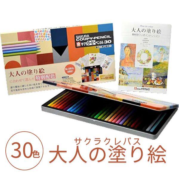 レクリエーション用品 クーピーペンシル30色　カラーオンカラー FY30NU サクラクレパス  高齢者 室内 老人 介護用品 | 