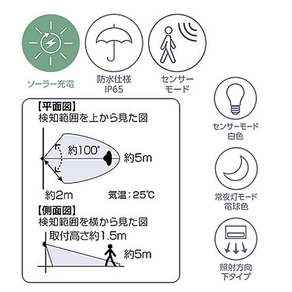 屋外センサーライト アルミウォールライト ESL-KA400SL 朝日電器 介護用品 |  | 02