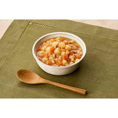 介護食 レトルト やわらか食 まんぷく日和 味しみ肉じゃが 100g アサヒグループ食品 ムース食 ミキサー食 歯ぐきでつぶせる 区分2 介護食品 おかず | アサヒグループ食品 | 01