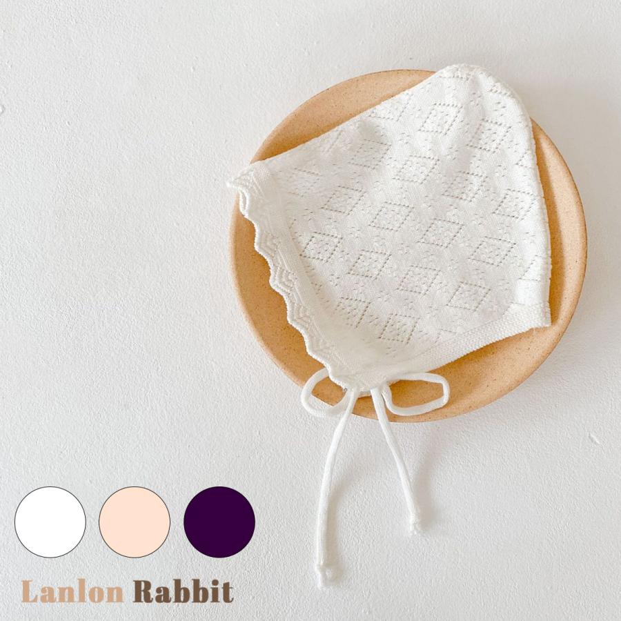 コットン ニット ボンネット ボンネット帽子 暖かい 防寒 ニット帽子 秋冬 ベビー シンプル ナチュラル 韓国子供服 プレゼント ベビー服 60 70 80 0歳 1歳 2歳 特別オファー