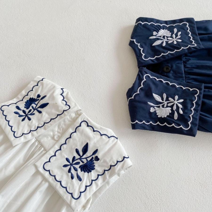 刺繍 ロンパース 夏 ベビー服 子供服 ノースリーブ 涼しい 海外