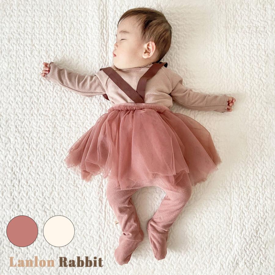 ベビー サスペンダータイツ タイツ レギンス 足つき 足つきタイツ チュチュ チュール ベビー 赤ちゃん 秋 冬 防寒 男の子