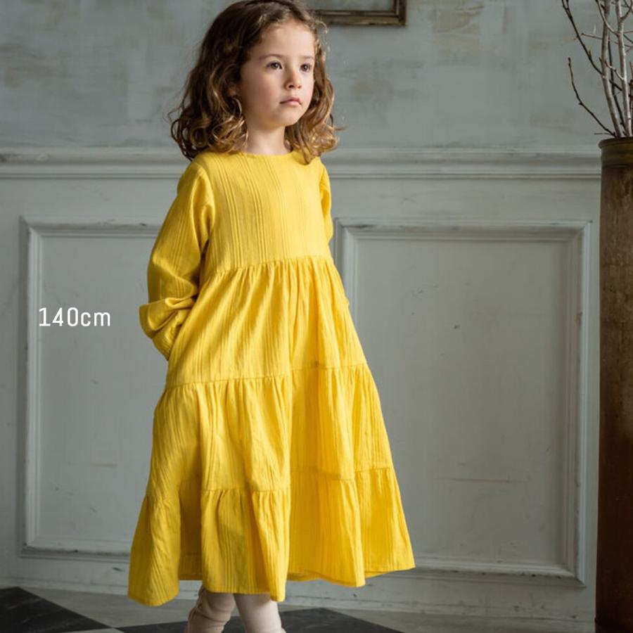 ティアード ワンピース ガーリー ナチュラル ガーゼ 黄色 無地 女の子 ベビー キッズ ギフト プレゼント ベビー服 子供服 70 80 110 1 130 140 150 Rz19awop26 Lanlon Rabbit 通販 Yahoo ショッピング